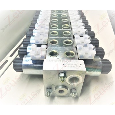 Solenoid valve block