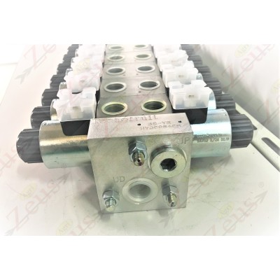 Solenoid valve block, 11-section electrodistributor