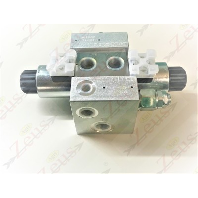 Solenoid valve block, 1 section solenoid valve