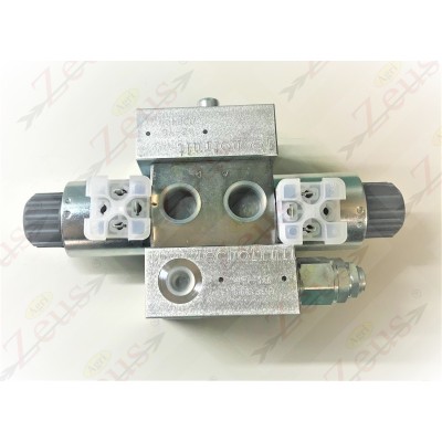 Solenoid valve block, 1 section solenoid valve