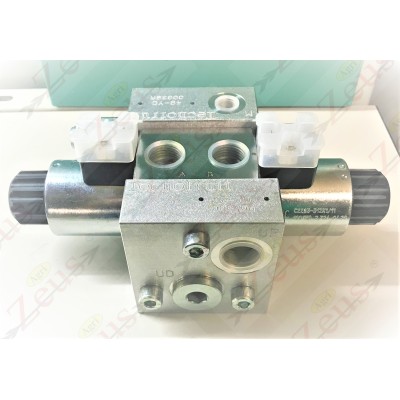 Solenoid valve block, 1 section solenoid valve