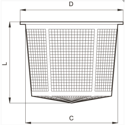 Bag filter diameter 210 x 235