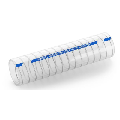 Tubo trasparente Ø 45 in pvc con spirale acciaio armorvin