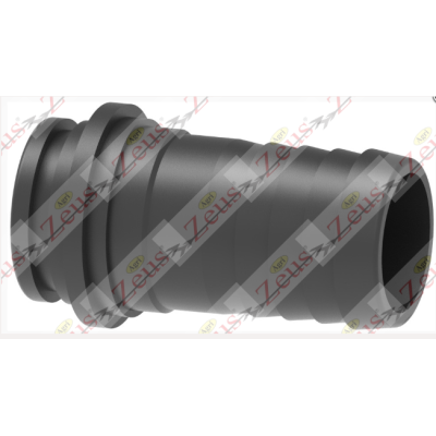 Straight hose connection for walker