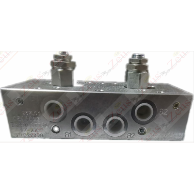 Double block valve for single cylinder