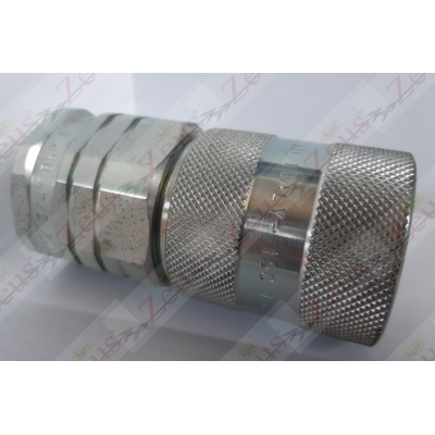 Innesto rapido 3/4" femmina con faccia piana per escavatore