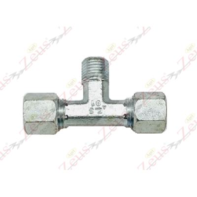 Raccordo T 8Lx1/4" maschio centrale