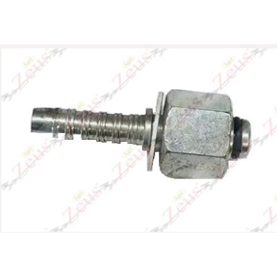 Dritto 8L femmina per tubo 1/4" a pressare