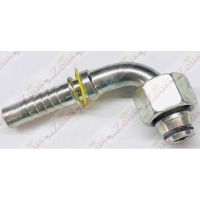 Curva 12L femmina x tubo 3/8" a pressare