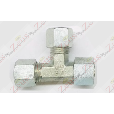 8L male T fitting for 8L female right