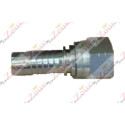 Raccordo dritto 1"1/16 jic x 3/4 a pressare femmina