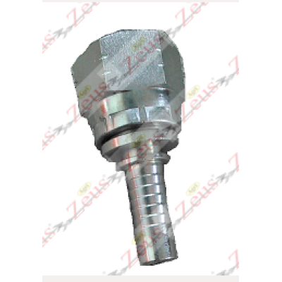Raccordo dritto 1"1/16 jic x 1/2" a pressare femmina