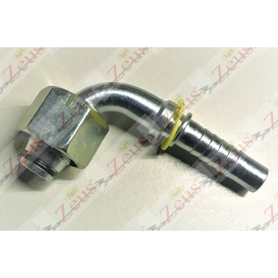 Curva 12S femmina per 3/8" a pressare