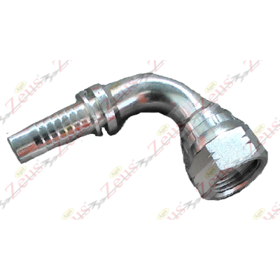 Raccordo curva 90° 7/8" jic x 1/2" a pressare femmina