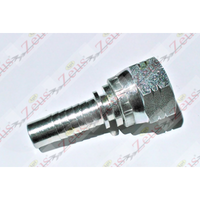 Raccordo dritto 7/8" jic x 1/2" a pressare femmina