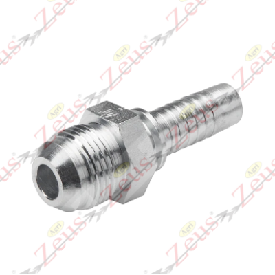 Raccordo dritto 7/8" jic x 1/2" a pressare maschio