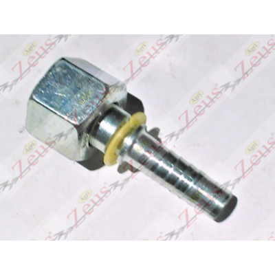 Dritto 12S femmina per tubo 3/8" a pressare