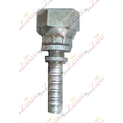 Raccordo dritto 1/8" x 3/16" a pressare femmina