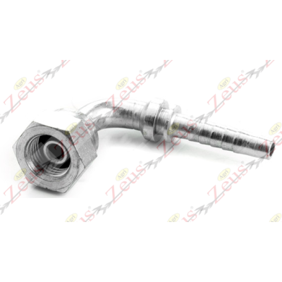 Raccordo curva 90° 1/8" x 3/16" a pressare femmina