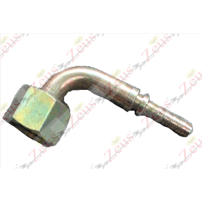 Raccordo curva 90° 1/4" x 3/16" a pressare femmina