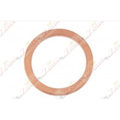 Rondella in rame da 1/8" 10 x 16 x 1,5