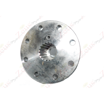 Flange for steering axle