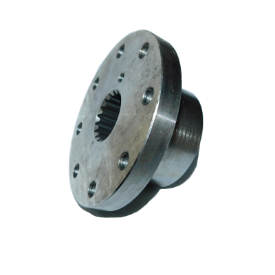 Flange for steering axle