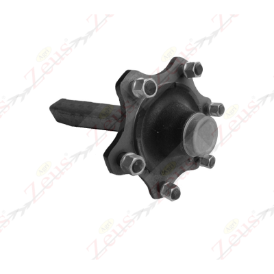 Wheel hub Ø60 x 250 with 6 rough holes without brake