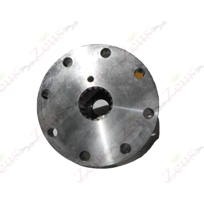 Flange for steering axle