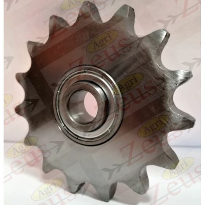 Pignone tenditore 15 denti da 3/4" foro 16 per carrello autocaricante 