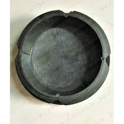 Round plastic cap for tube with 75mm hole
