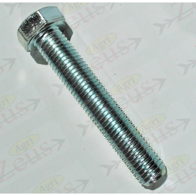 16x90 hexagonal screw with full thread, galvanized
