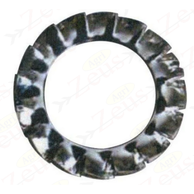 Galvanized serrated washer 16.0