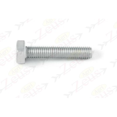 12x40 hexagonal screw with full stainless steel thread