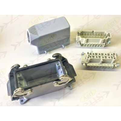 16 WIRE WATERPROOF ALUMINUM SOCKET/PLUG