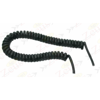 spiral extensible cable